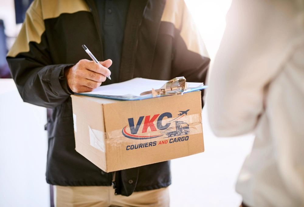 VKC courier cargo shipment ready for delivery